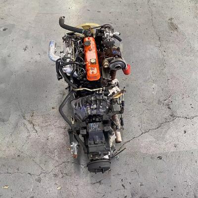 قیمت خوب JMC 4JB1 موتور دیزل استفاده شده 4 سیلندر با توربو شارژ و مصرف سوخت کم برای وسایل نقلیه تجاری سبک برخط